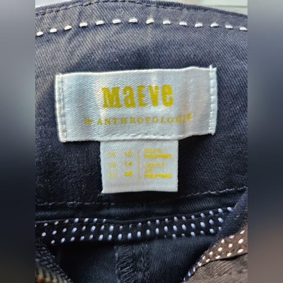 Maeve by Anthropologie womens size 14 Pants Black - Picture 5 of 6